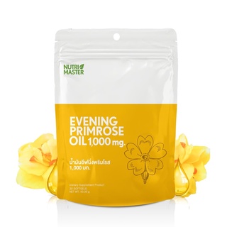 Nutri Master Evening Primrose Oil (EPO) 1000 mg นูทรี มาสเตอร์ อีฟนิ่ง พริมโรส ออยล์ ขนาด 30 เม็ด 16854