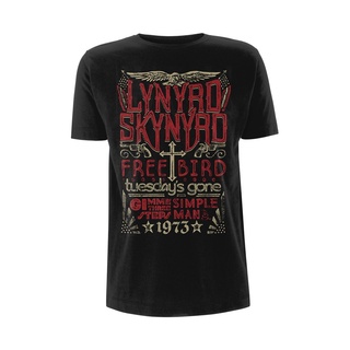 เสื้อยืดแขนสั้นลําลอง คอกลม พิมพ์ลาย Lynyrd Skynyrd 1973 พลัสไซซ์ แฟชั่นฤดูร้อน สําหรับผู้ชาย