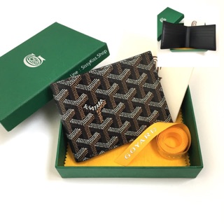 New Goyard 8 cards wallet ดำ