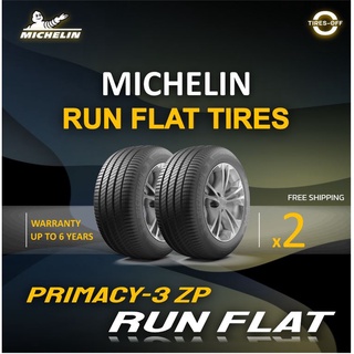 (ส่งฟรี) MICHELIN รุ่น PRIMACY3 ZP RUN FLAT (2เส้น) ยาง Runflat ยางรถยนต์ 225/40R18 245/40R19 255/35R19 275/40R19