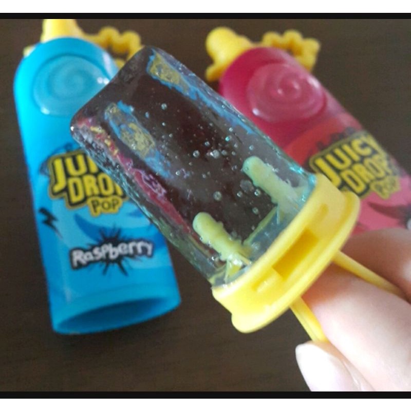 พร้อมส่ง ขนมASMR Juicy drop Pop แบ่งขาย 1 แท่ง​ 3รสให้เลือก