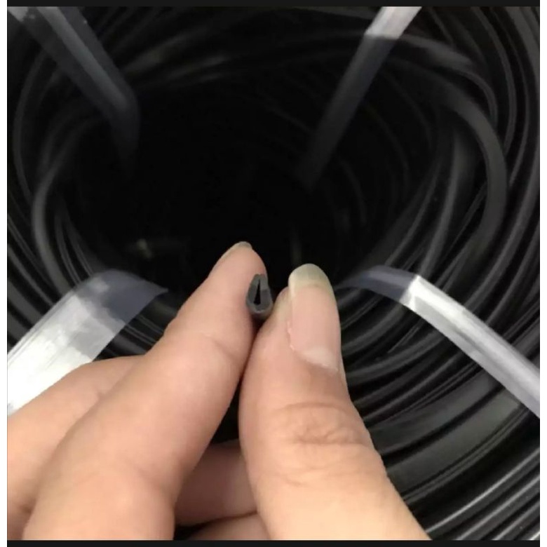 ยางเสียบ กันบาด เนื้อ PVC ร่อง 1-1.5 mm. ราคา ถูกที่สุด ดีลบีเคเค