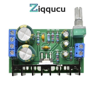 ZIQQUCU บอร์ดโมดูลขยายเสียงโมโน TDA2050 5W-120W DC 12-24V 1 ช่องทาง