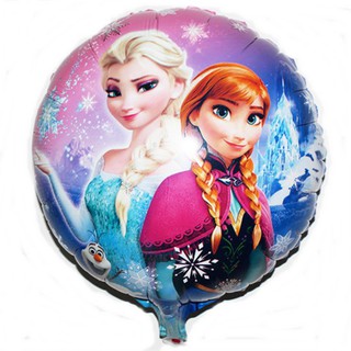 ลูกโป่งเจ้าหญิงเอลซ่า ทรงกลม FROZEN Princess Foil Balloon