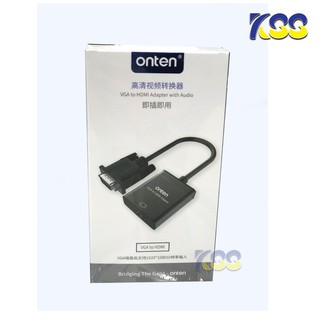 Onten otn-5138s vga to hdmi adapter with audio