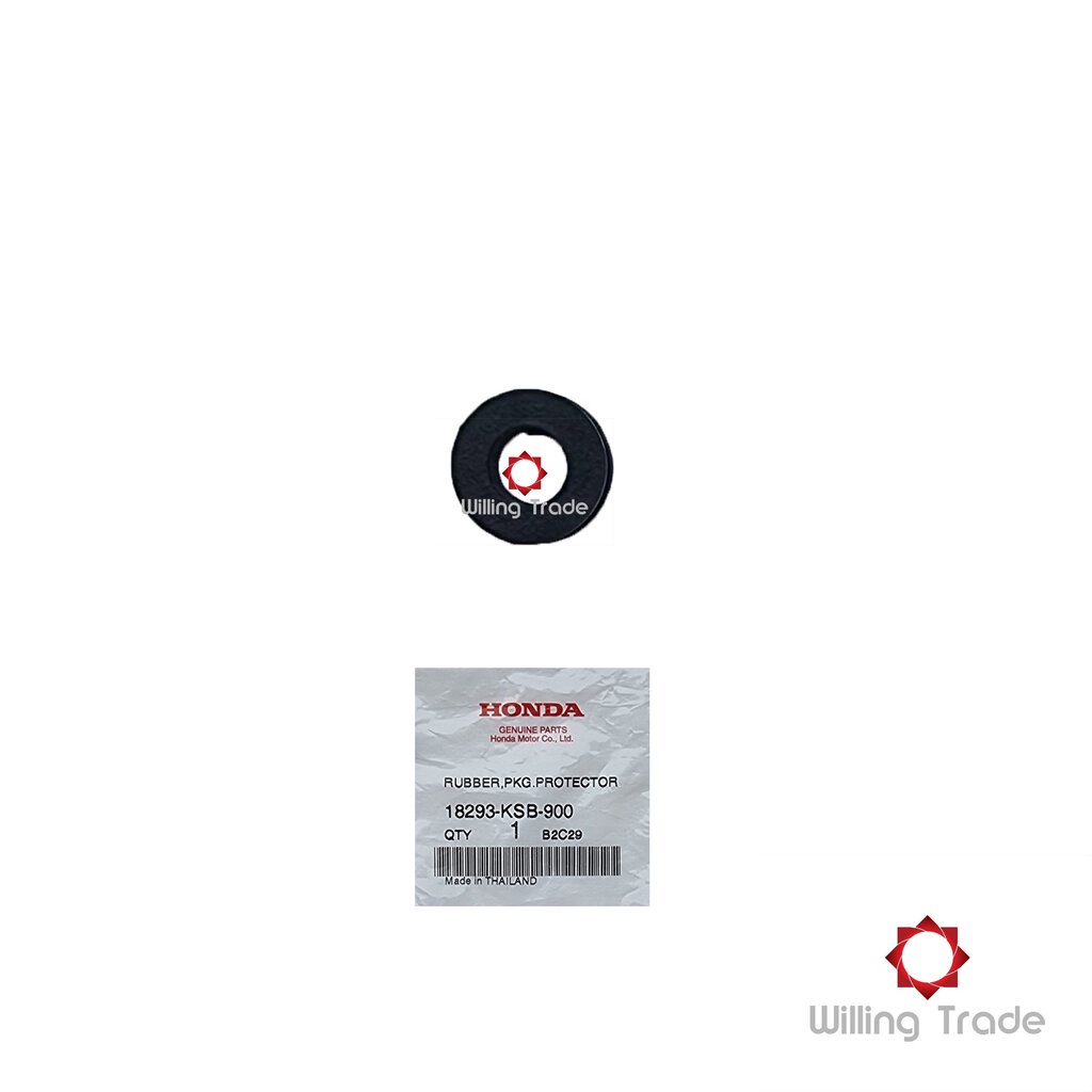 0362_HO. ยางรองแผ่นกันท่อไอเสีย (B103) HONDA: (18293-KSB-900) CLICK110, CLICK110I, SCOOPY-I, PCX [แท