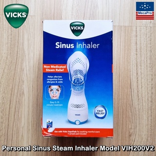 Vicks® Personal Sinus Steam Inhaler with Soft Face Mask, Model VIH200V2/VIH200WMV1 วิคส์ เครื่องทำไอระเหย