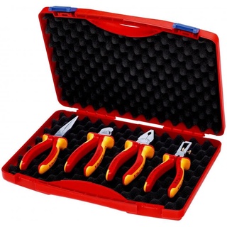 Knipex ชุดคีม VDE ในกล่องเครื่องมือ RED Electric Set 1 002015