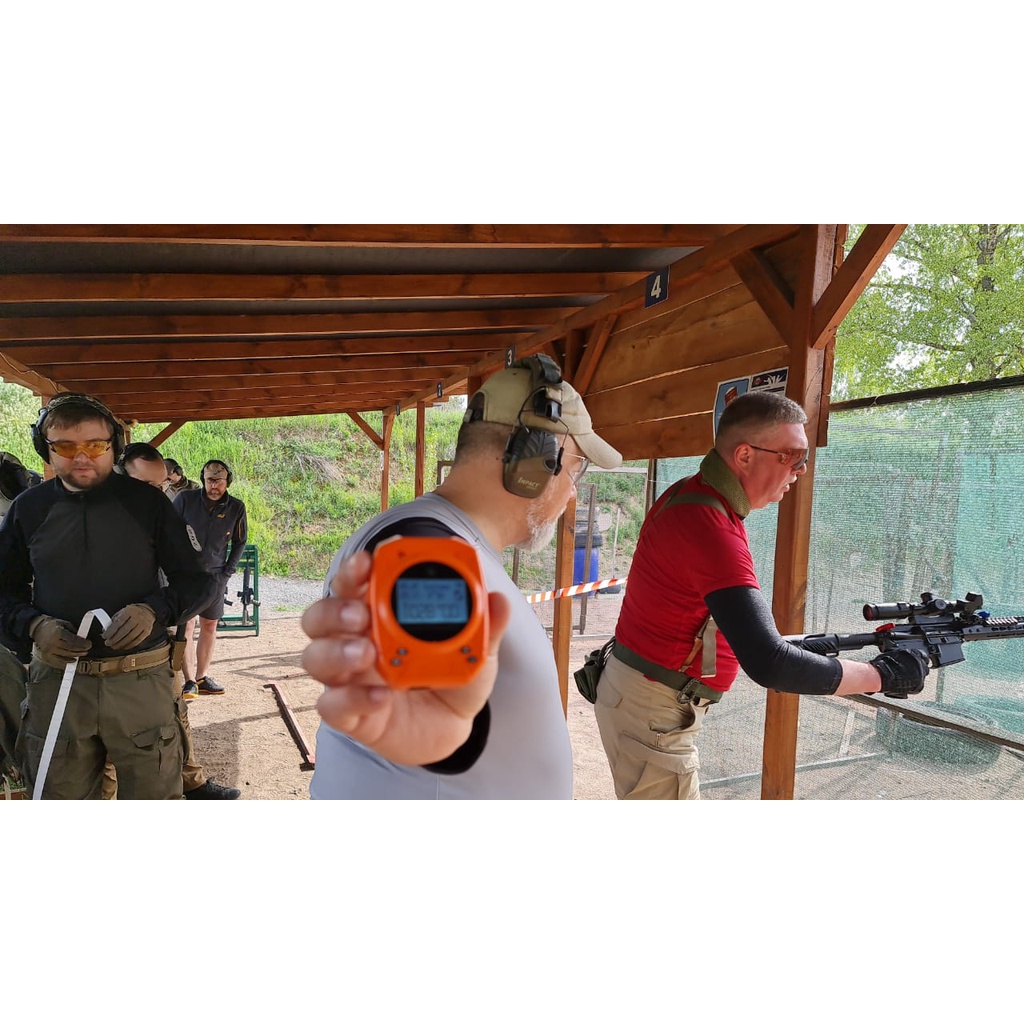 Shot Timer M1A2 IPSC IDPA RO นาฬิกาจับเวลา สําหรับ Firearms 12GA นาฬิกาจับเวลา เหล็ก ท้าทายช่วงการแข