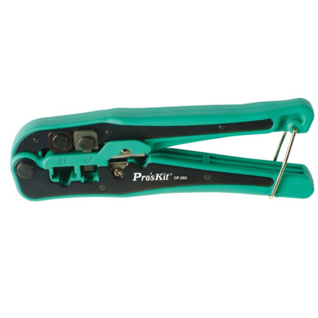 ProsKit CP-393 Pro-Crimper Modular Tool (160mm) 8P/6P/4P Crimper / เครื่องตัดสายไฟ