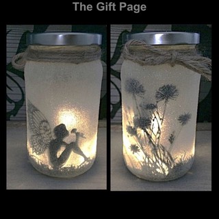 Fairy Light up jar for room