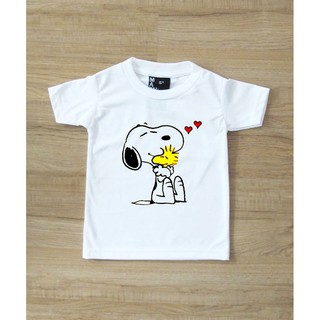 เสื้อยืดเด็กลายsnoopy