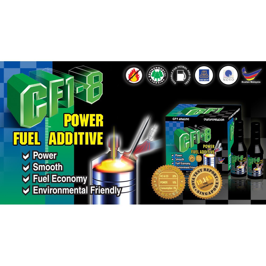 CF1-8 POWER FUEL ADDITIVE -65ML
