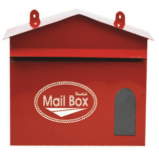 สุดยอด!🍟 ตู้จดหมาย ตู้ไปรษณีย์ สไตล์โมเดิร์น HANABISHI LT-02 สีแดง MAILBOX HANABISHI LT-02 RED สินค้าคุณภาพสูง