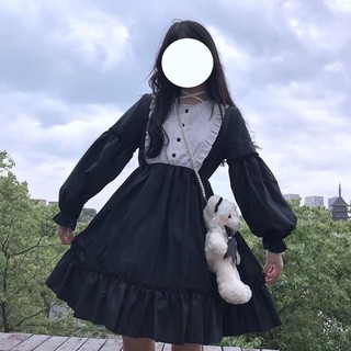 🔥Ready stock！ Lolita skirt dark girly new soft girl student lolita wear fairy skirt dress