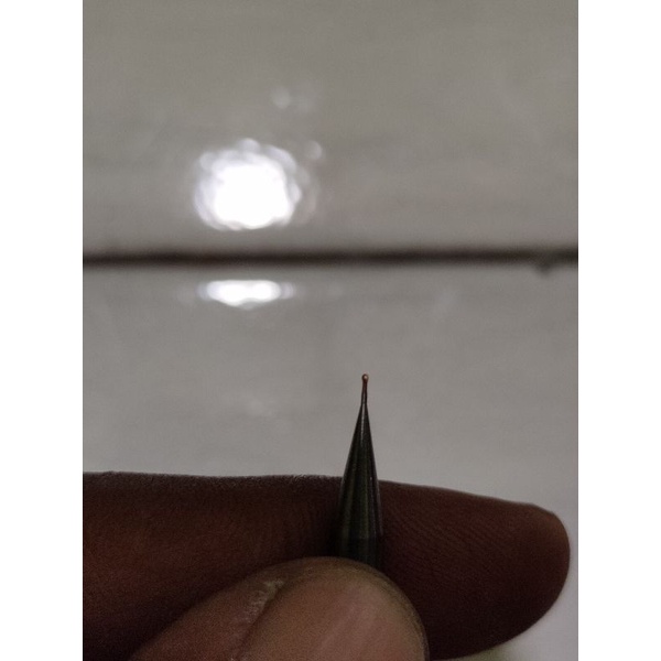 เส้นผ่านศูนย์กลางคาร์ไบด์ Endmill ballnose 0.5mm R 0.25mm