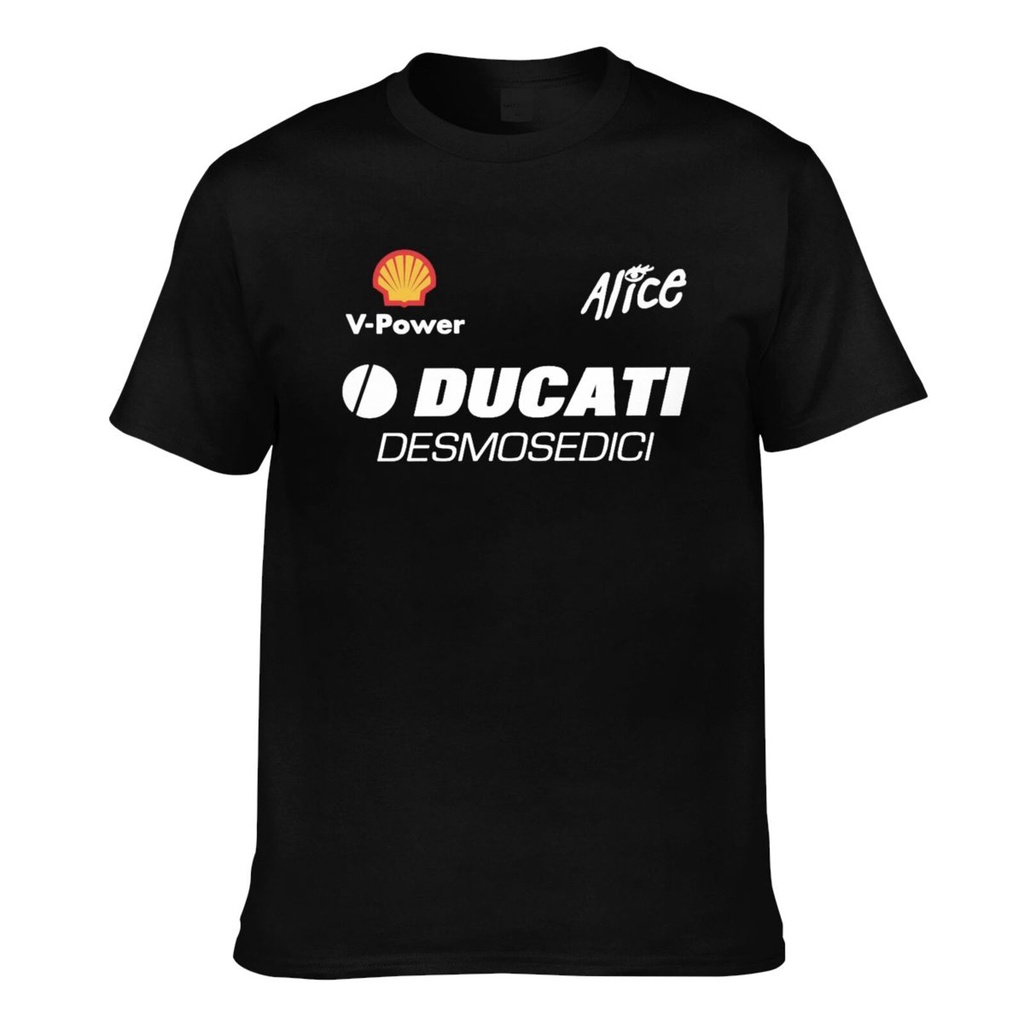 เสื้อยืด พิมพ์ลาย Ducati สไตล์ฮิปสเตอร์ สําหรับผู้ชาย