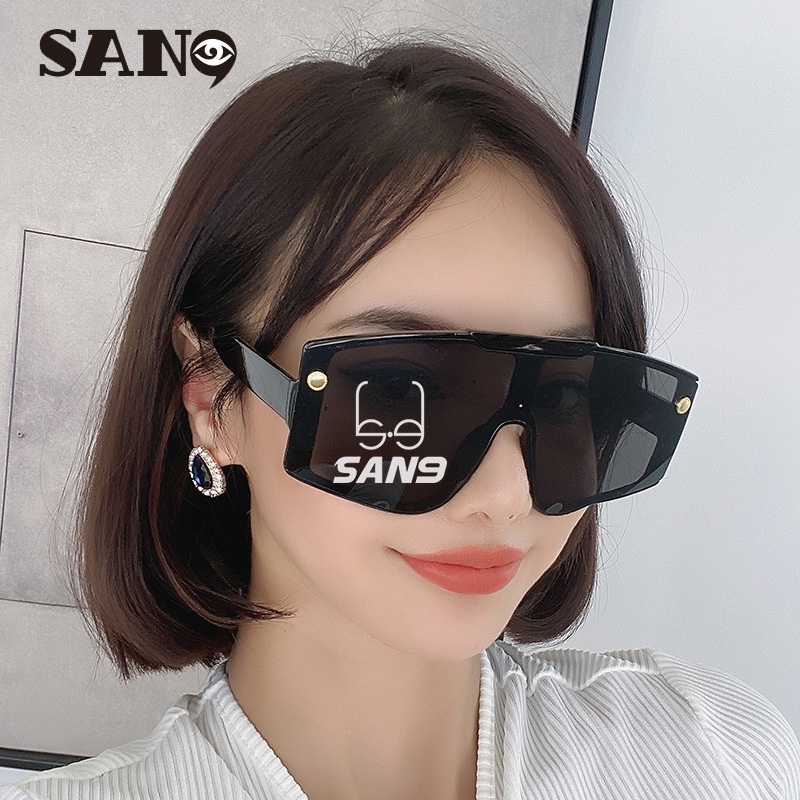 【Support Wholesale】แว่นกันแดดกรอบใหญ่สไตล์พังก์ (San9) Uv400
