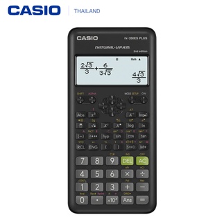 Casio Calculator เครื่องคิดเลขวิทยาศาสตร์ รุ่น FX-350ESPLUS-2 สีดำ CASIO รุ่น FX-350ES plus  เครื่องคิดเลข  ของแท้ 100%