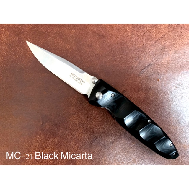 มีดพก Mcusta MC21 ด้ามไม้ Black Micarta