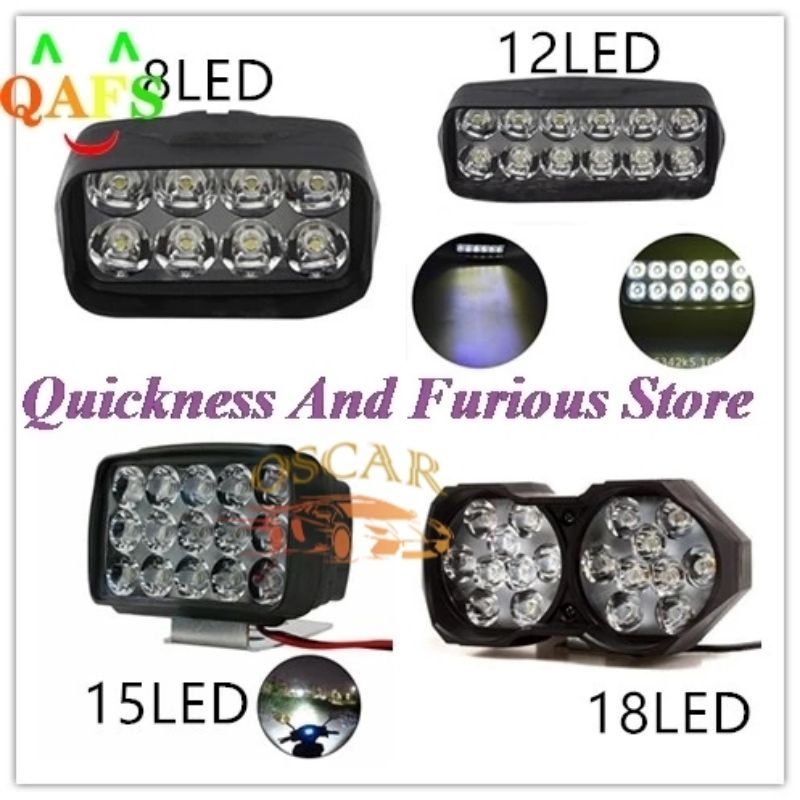 MATA Cree 8 Eyes 8 LED & 12 Eyes 12 LED 12 VOLT ไฟทํางานรถจักรยานยนต์