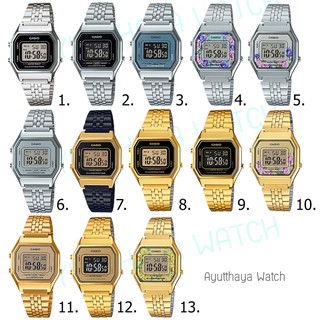 [ของแท้] Casio นาฬิกาข้อมือ รุ่น LA680WGA, LA680WA , LA680WEGB ของแท้ รับประกัน 1 ปี