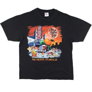 เสื้อยืดผ้าฝ้ายCOTTON เสื้อยืด ลาย The Allman Brothers Band Basic สีดํา 2 ด้าน Lnh7556S-5XL