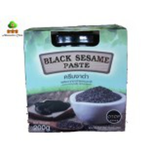 ๋JM Thanyapuerch Black Sesame Paste 100% 200 grams 1 pot :เจเอ็ม
ธัญพืช ครีมงาดำ งาดำ 100% บดละเอียด #747