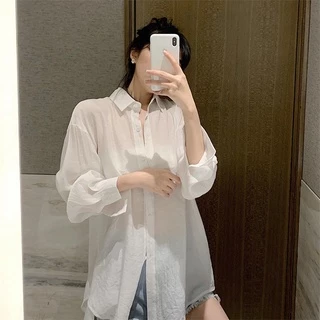 เสื้อเชิ้ตชีฟองผูกหลัง K7693