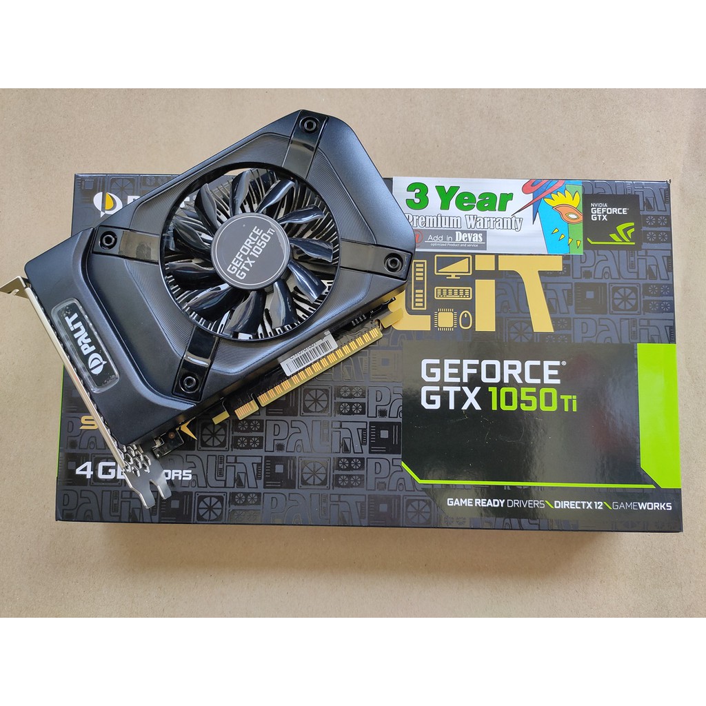 Palit GeForce GTX 1050 Ti StormX 4GB (สินค้ามือสอง)