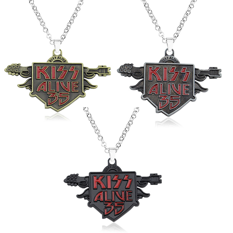 Kiss Alive 35 พวงกุญแจวงร็อค พวงกุญแจ ใหม่ พวงกุญแจ จี้ Chaveiro เครื่องประดับ สําหรับแฟนคลับ