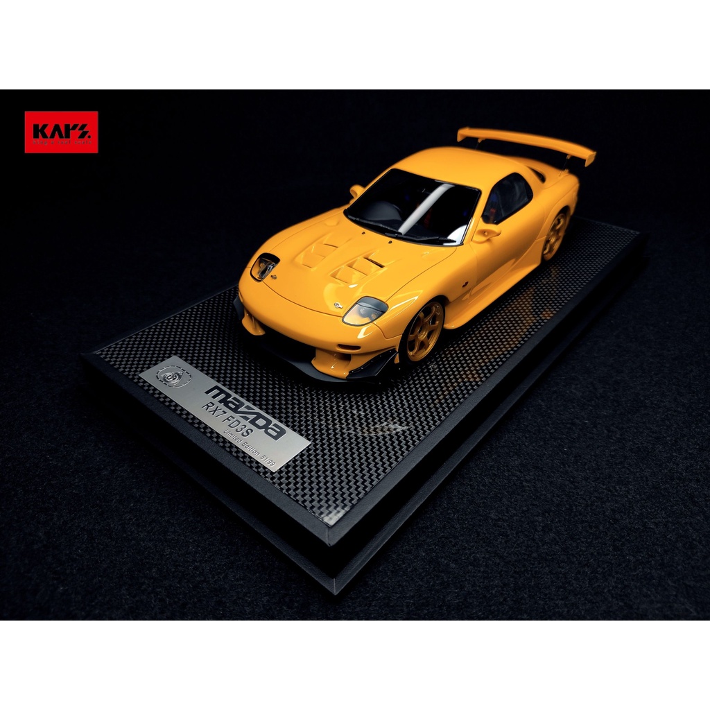 Mazda RX7 YELLOW 1/18
