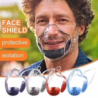 พร้อมส่งจากไทย faceshield acrylicแบบครึ่งหน้า***เฟสชิวอะคริลิค*** เฟสชิว แว่นเฟสชิว แว่นปิดหน้า บังลมป้องกันเชื้อโรค