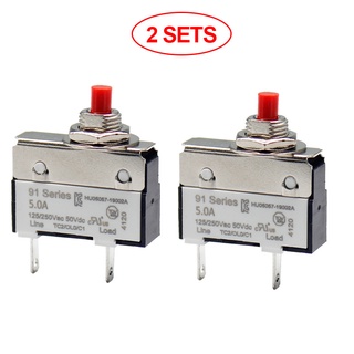 2PCS Kuoyuh 91 series 5A Miniature Circuit breaker Overload protector switch