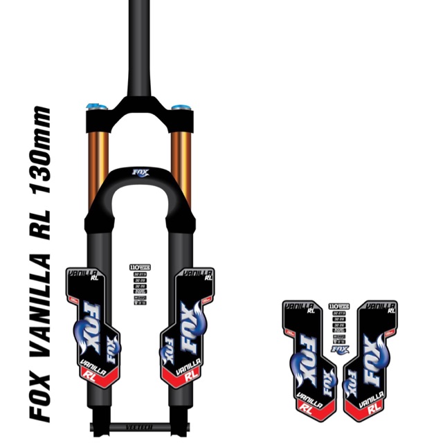 สติกเกอร์ติดโช๊ค Fox Vanilla RL