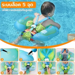 Simply Baby ห่วงยางว่ายน้ำเด็ก ห่วงยางเด็ก ห่วงยางพยุงตัว swimbobo สำหรับเด็กอายุ 0-72 เดือน [B33]