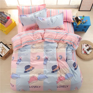 bed sheet/pillowcase ผ้าปูที่นอนกันไรฝุ่น 3.5ฟุต/5ฟุต/6ฟุต ชุดเครื่องนอน