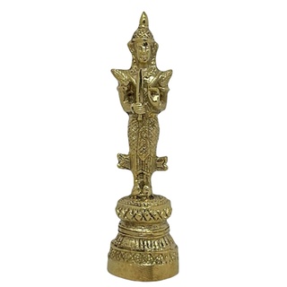 เทวรูป พระสยามเทวาธิราช พระสยามเทวา วัสดุทองเหลือง สูง 4.4 นิ้ว home decor by boss