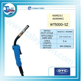 ปืนเชื่อม OTC 500A CO2 MAG รุ่น WT5000-SZ (ยาว 3 เมตร) Talay Tools