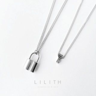 [พร้อมส่ง] couple necklace key