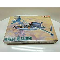 DRAGON 5001 He162A-2 Volksjager Golden Wings Series 1/72 ไม่มีกล่อง