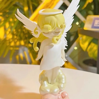 【ของแท้】ตุ๊กตาฟิกเกอร์ Sleep Sky Elves Series น่ารัก 52TOYS สําหรับตกแต่ง