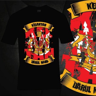 เสื้อยืดผ้าฝ้าย เสื้อยืดลายกราฟฟิก Kelantan | Ufc เสื้อแขนสั้น