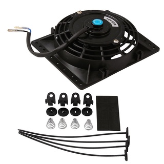 พัดลมระบายความร้อนหม้อน้ํา 6 นิ้ว 650CFM 12V 80W แบบเปลี่ยน พร้อมเมาท์ขาตั้ง dinghingxi1