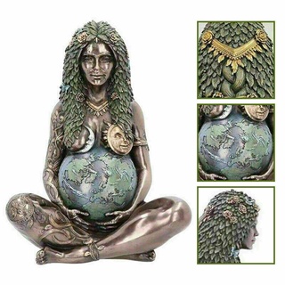 Mother Earth Gaia Goddess Statue Figurine Garden Ornament Outdoor Sculpture Art