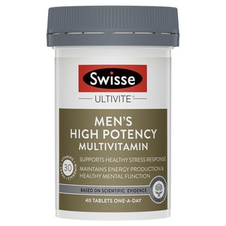 Swisse Mens Ultivite Power Multivitamin 40 Tablets