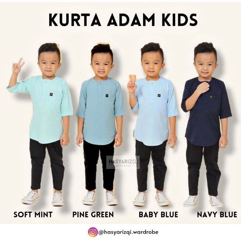 Kurta Adam Kids Kurta Slave Baju Kurta Slave Slim fit Kurta Slave Telk Belanga