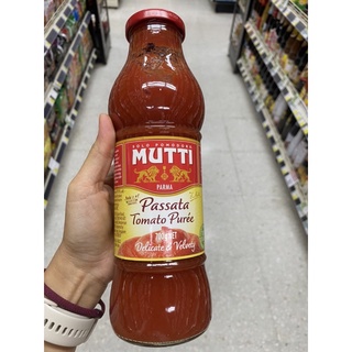 เนื้อมะเขือเทศ บดละเอียด ตรา มูตติ 700 G. Mutti Passata มูตติ พาสสาต้า