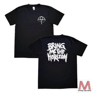 Tee tee Bring Me The Horizon Thats The Spirit Rockband Rock Band T-Shirt เสื้อยืดคอกลมผ้าฝ้าย