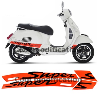 สติ๊กเกอร์กราฟฟิคกันน้ําสําหรับติดตกแต่งรถจักรยานยนต์ Vespa Gts300 Gts300